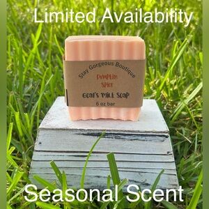 Handcrafted Pumpkin Spice Goat’s Milk Soap